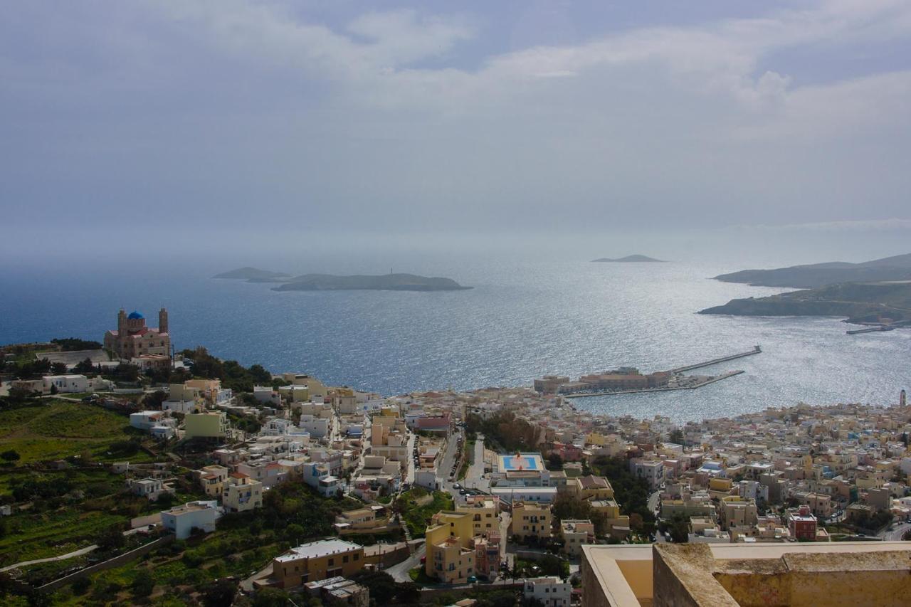 Mother'S House In Syros Aegean Sea 波西多尼亚 外观 照片