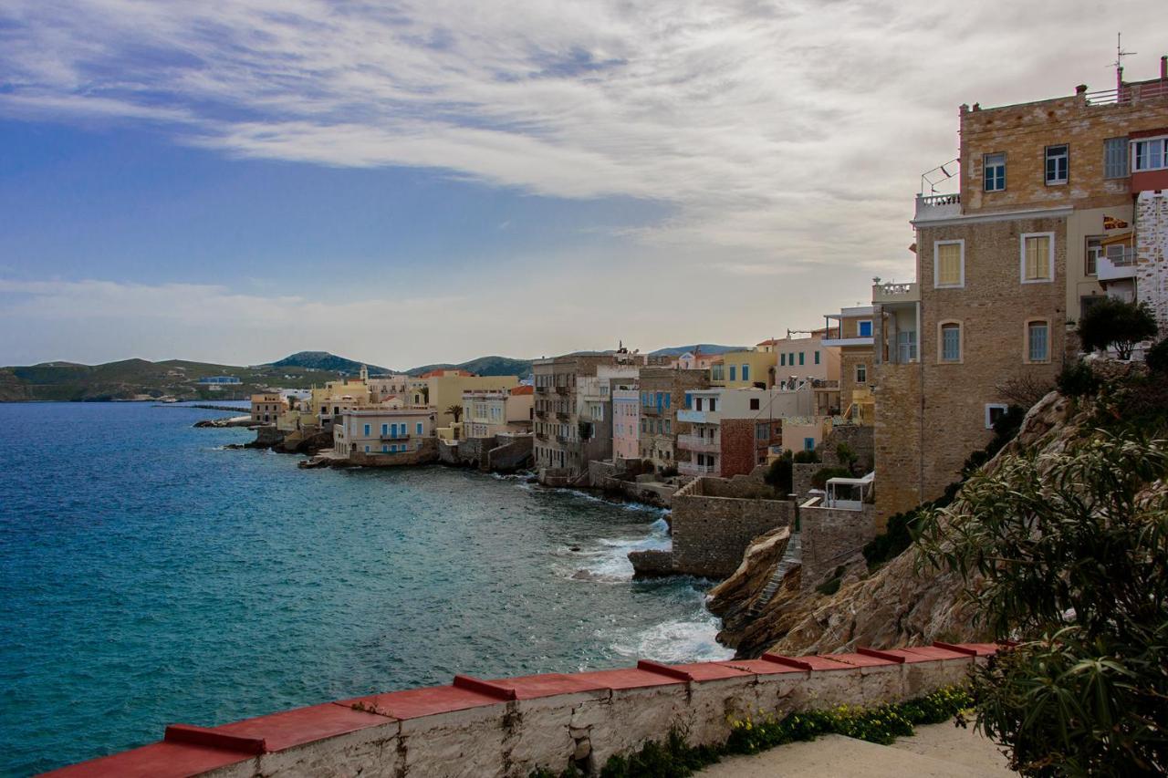 Mother'S House In Syros Aegean Sea 波西多尼亚 外观 照片